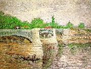 Vincent Van Gogh The Seine with the Pont de la Grand Jatte